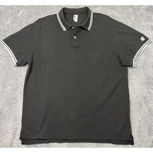 Todd‎ Snyder x Champion Polo Shirt Mens Size 2XL XXL Dark Gray Tipped Collared